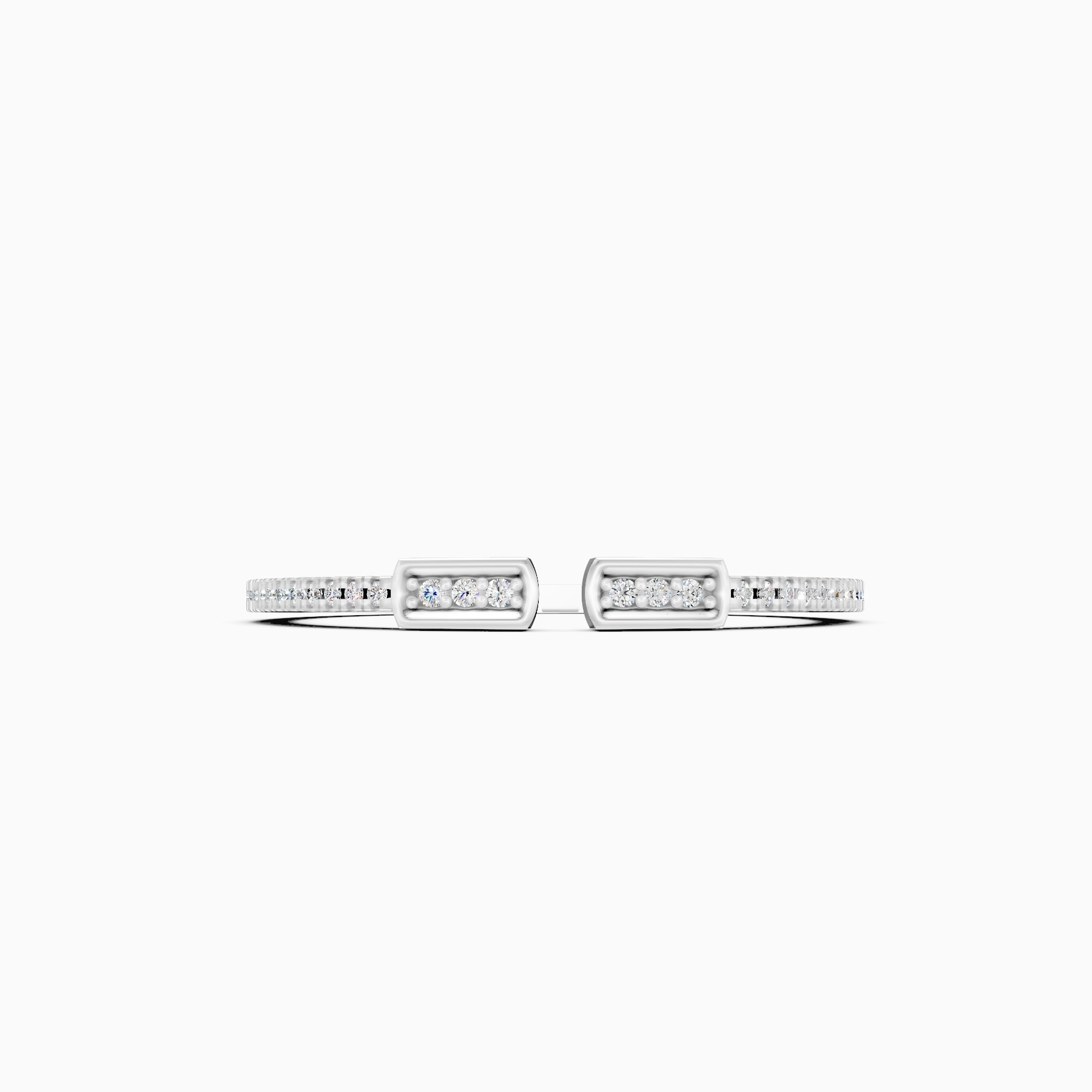 Minimalist Open-Top Lab Grown Diamond Ring